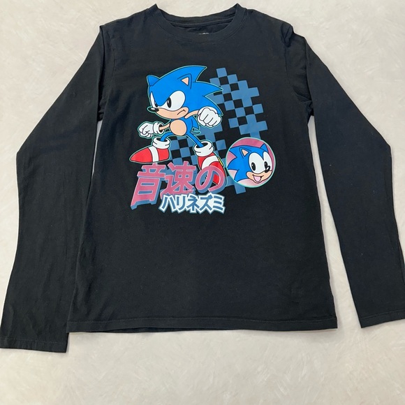 Sonic the Hedgehog Black Long Sleeve Tee - Picture 4 of 7